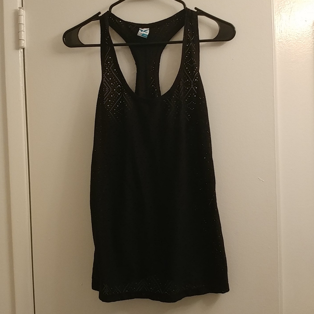 Black tank top